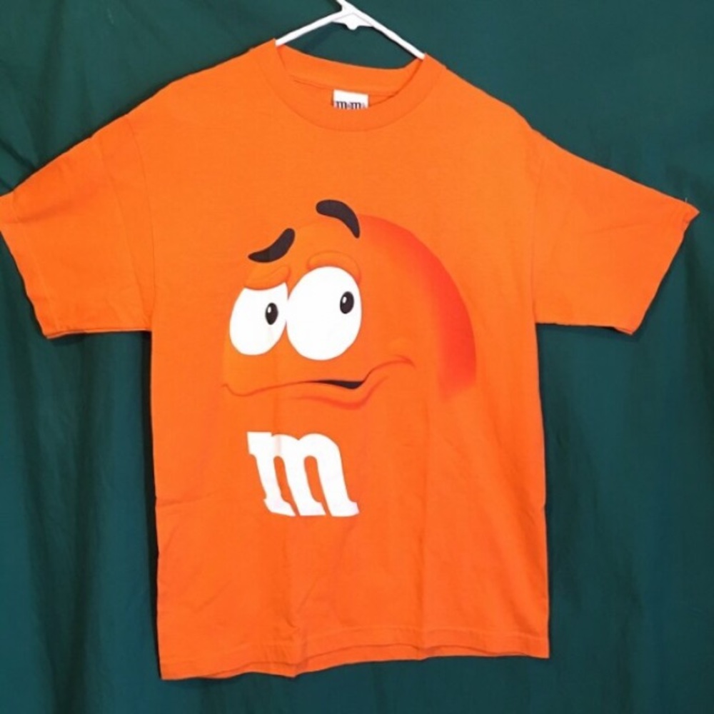 M&M Orange M Tshirt